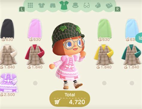 animal Crossing New Horizons clothing